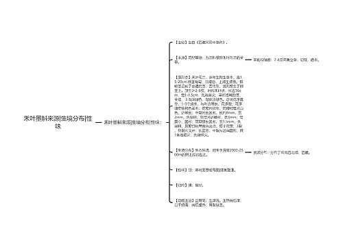 禾叶墨斛来源|生境分布|性味