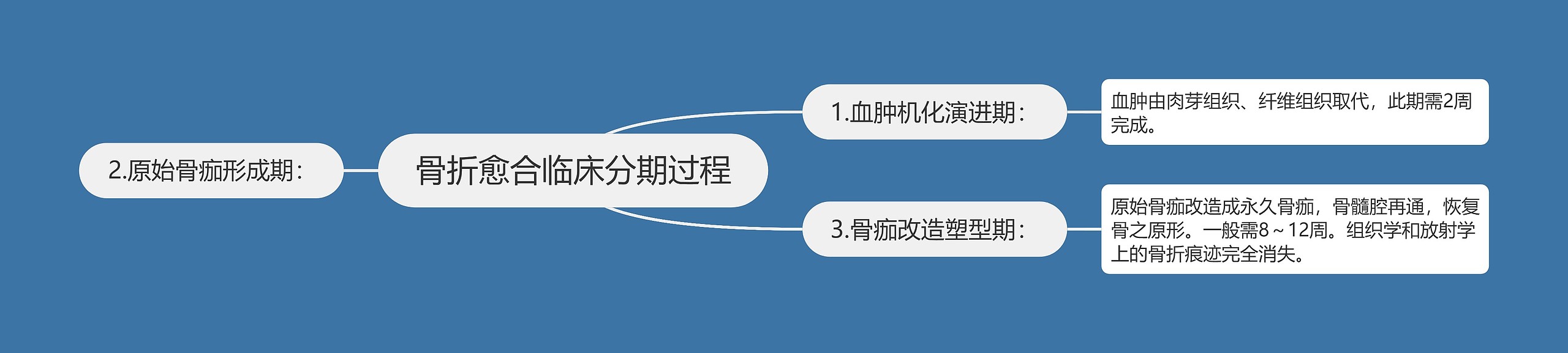 骨折愈合临床分期过程 骨折愈合临床分期过程