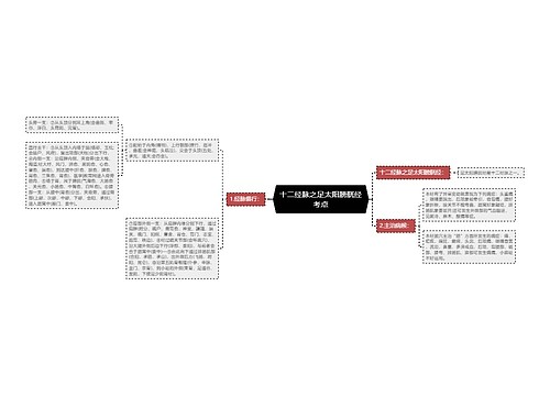 十二经脉之足太阳膀胱经考点