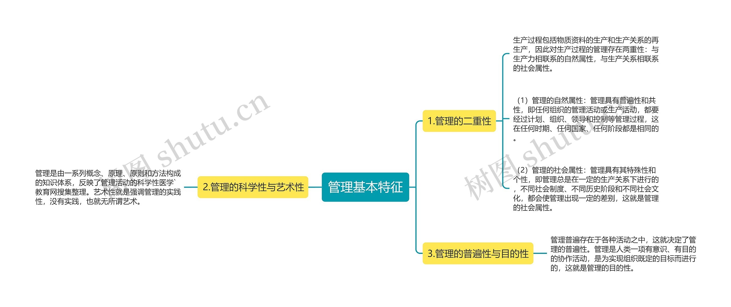 管理基本特征