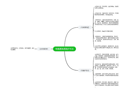 特禀质体质施护方法