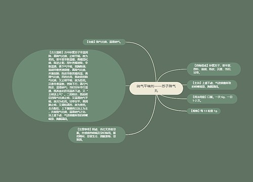 纳气平喘剂——苏子降气丸