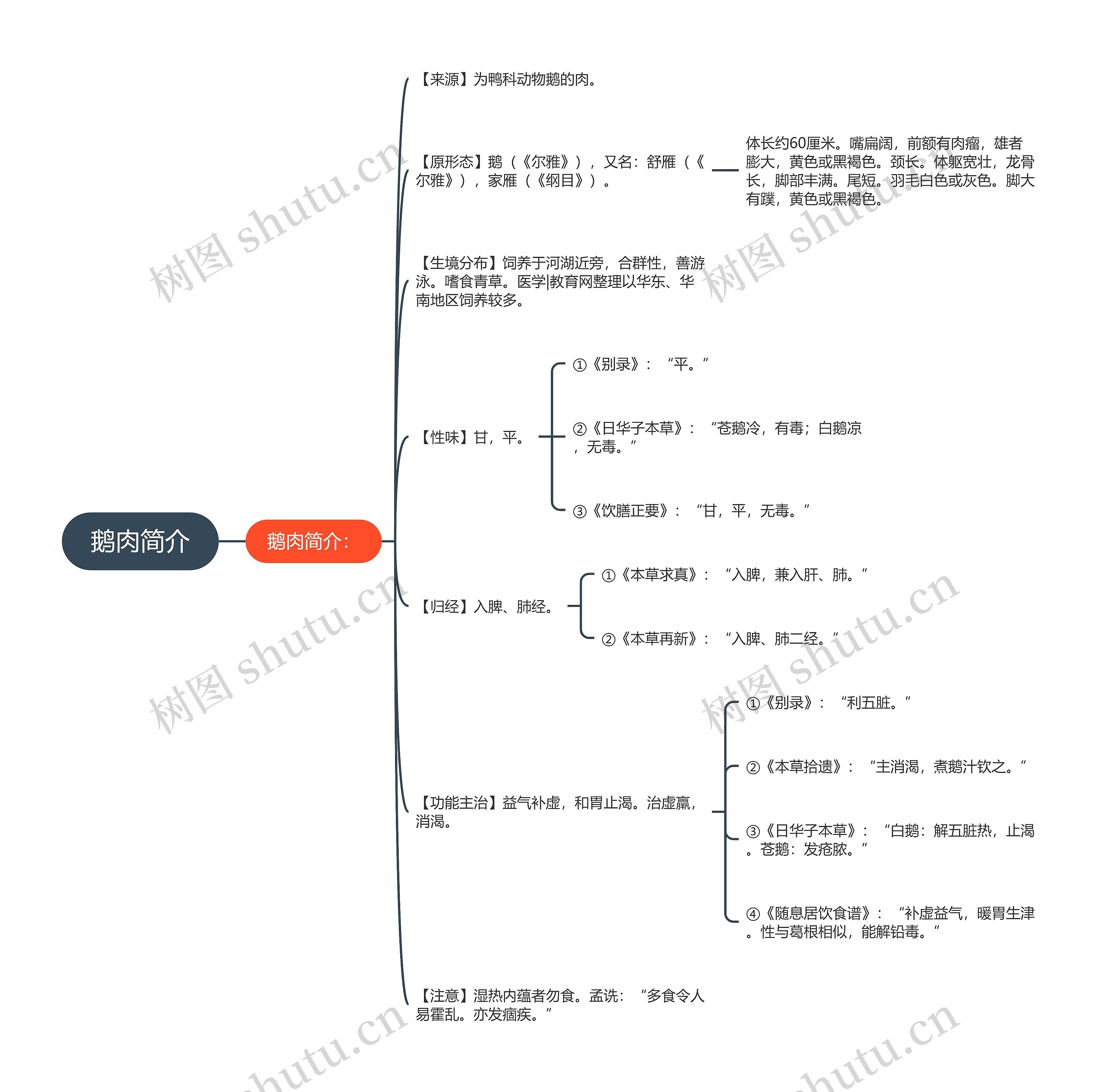鹅肉简介 鹅肉简介