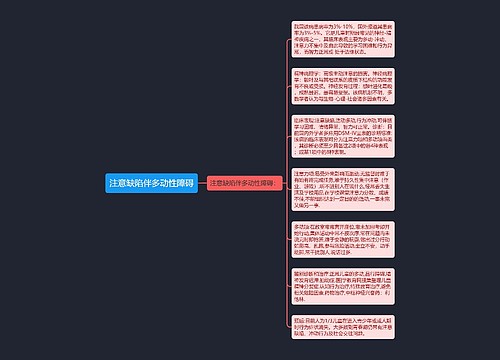 注意缺陷伴多动性障碍