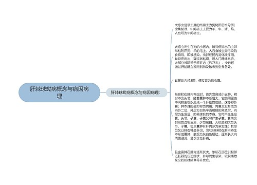 肝棘球蚴病概念与病因病理