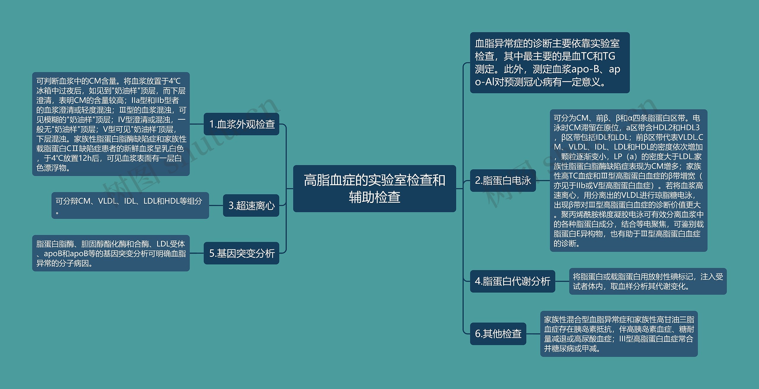 高脂血症的实验室检查和辅助检查