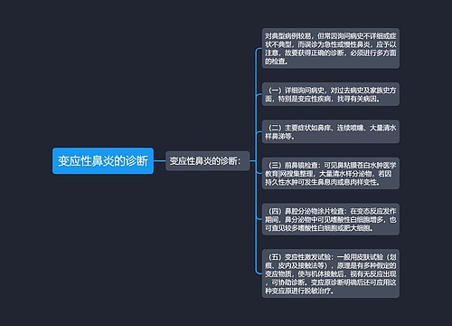 变应性鼻炎的诊断