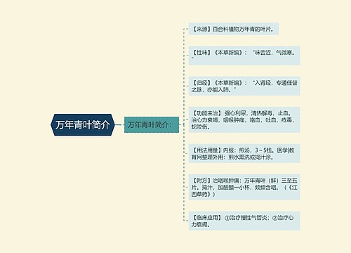 万年青叶简介