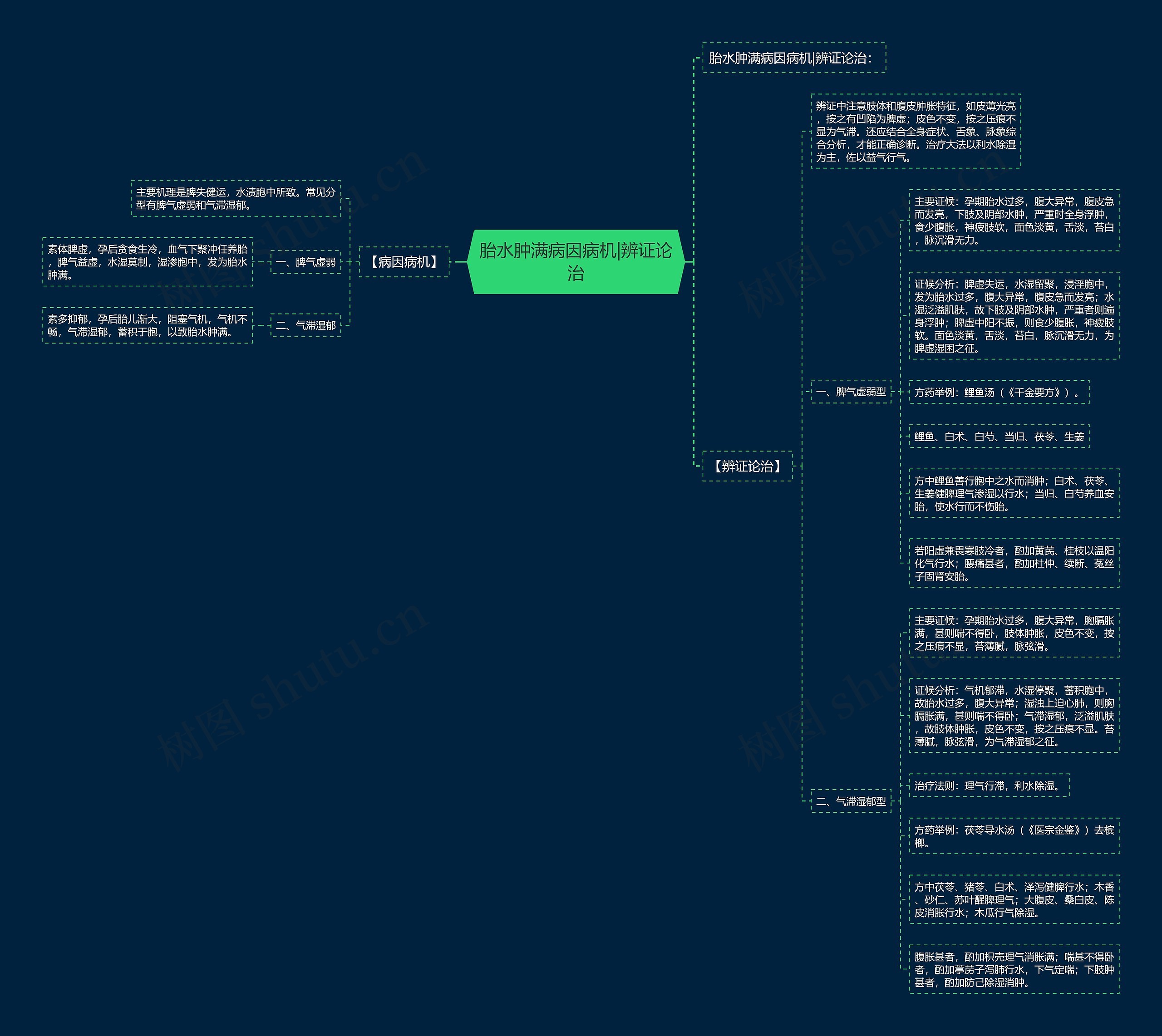 胎水肿满病因病机|辨证论治 胎水肿满病因病机|辨证论治