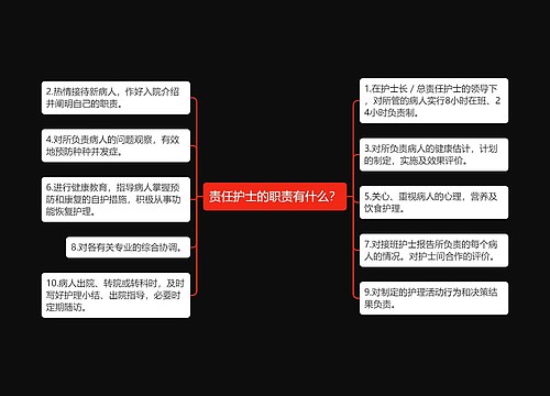 责任护士的职责有什么？