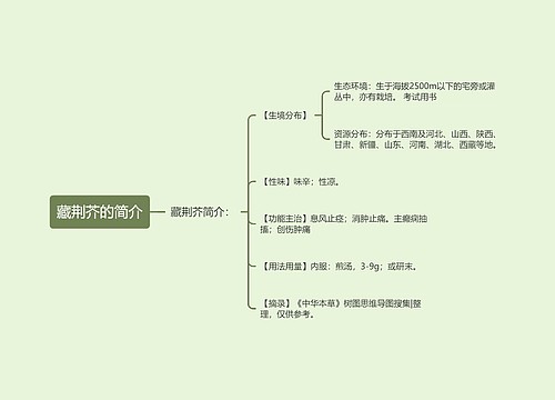 藏荆芥的简介