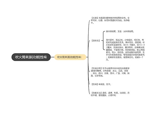 吹火筒来源|功能|性味