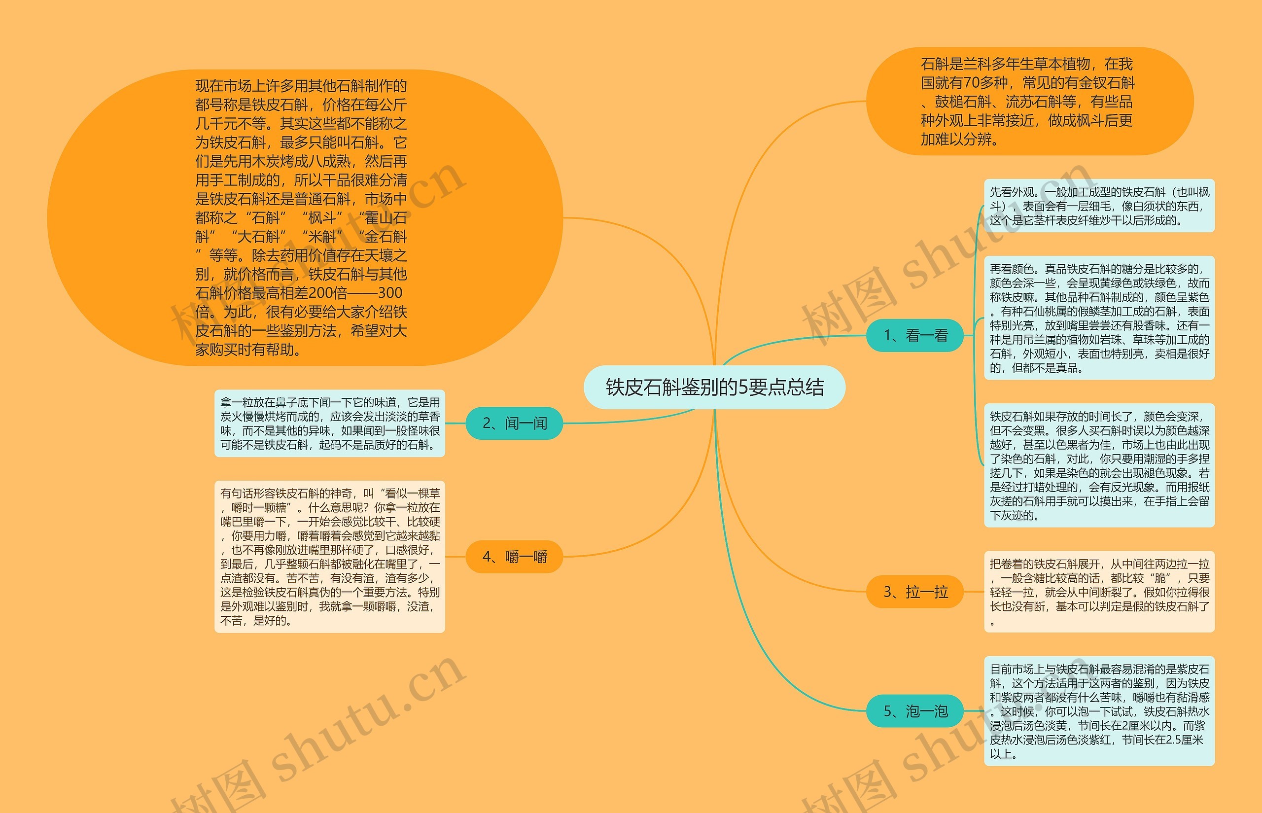 铁皮石斛鉴别的5要点总结 铁皮石斛鉴别的5要点总结