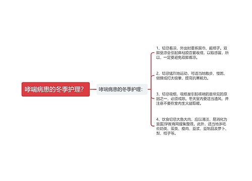 哮喘病患的冬季护理？