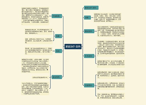 家庭治疗-发热