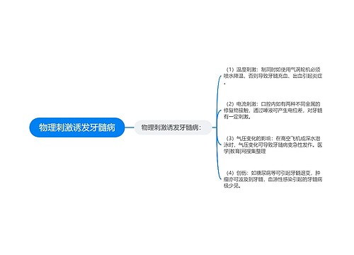 物理刺激诱发牙髓病