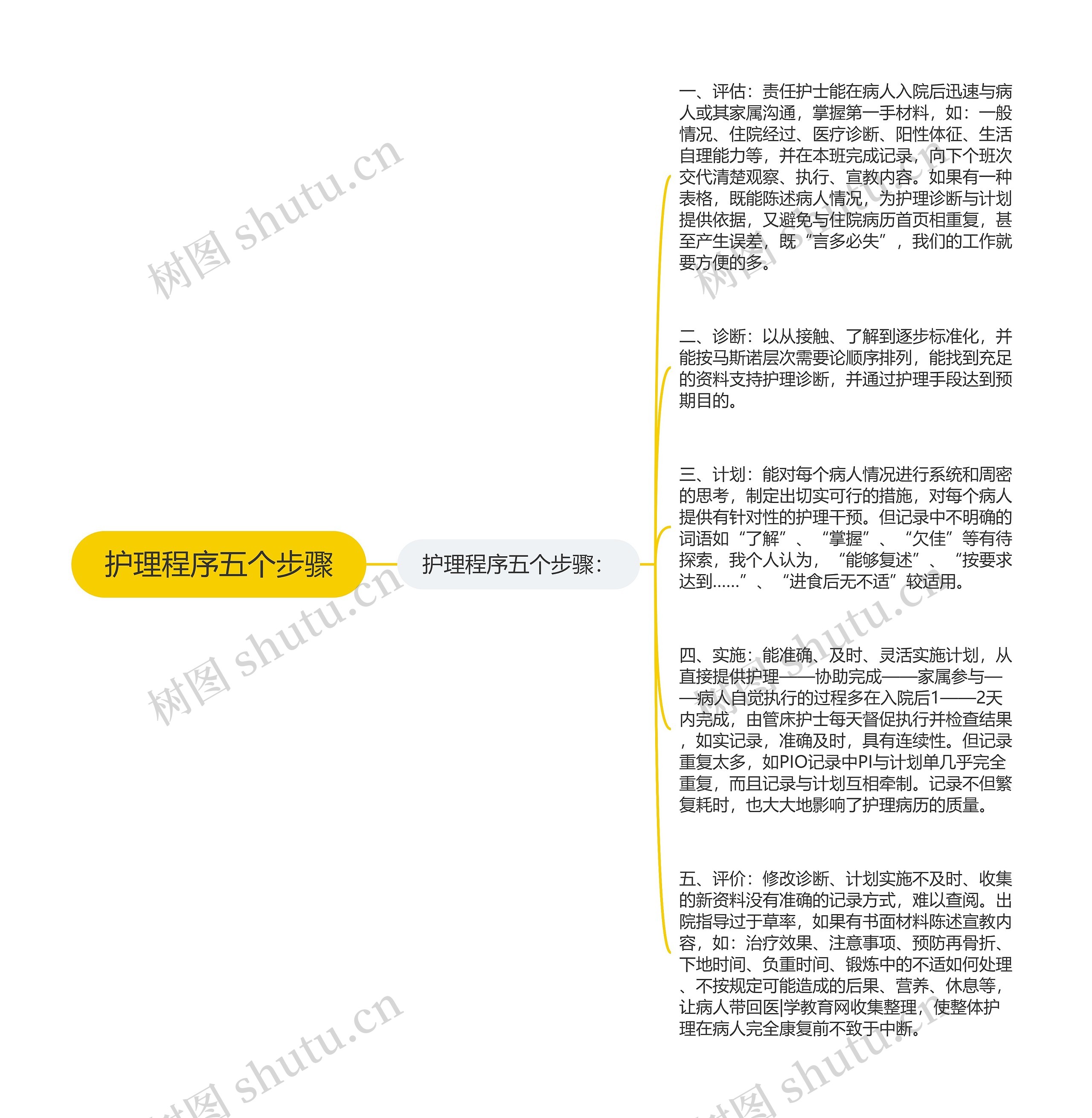 护理程序五个步骤