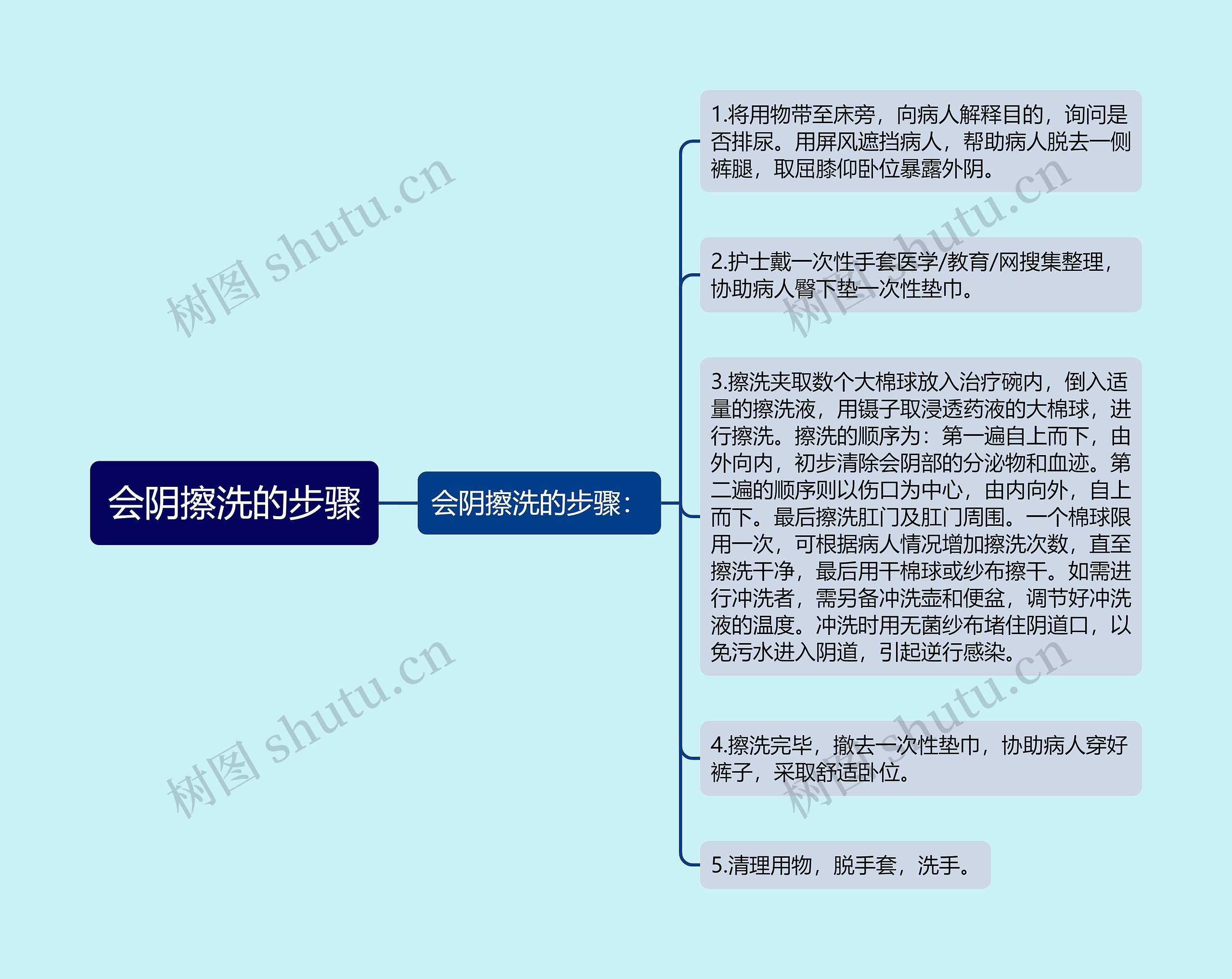 会阴擦洗的步骤