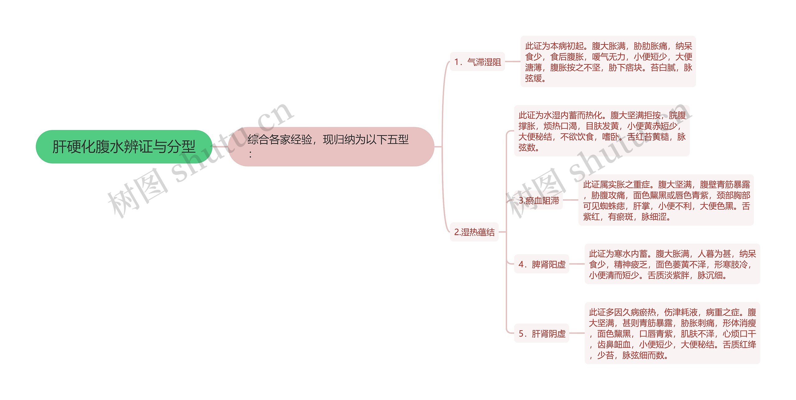 肝硬化腹水辨证与分型