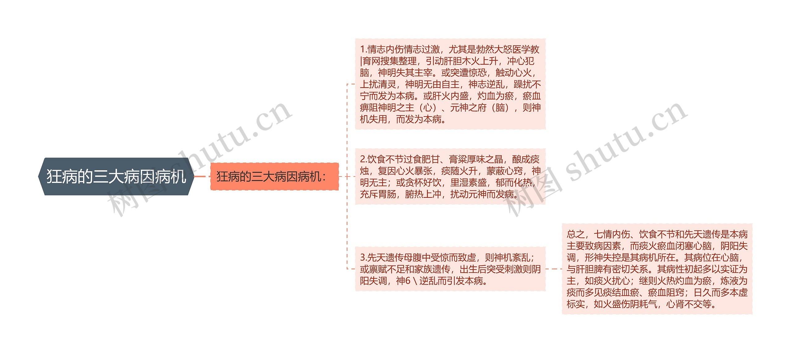 狂病的三大病因病机 狂病的三大病因病机