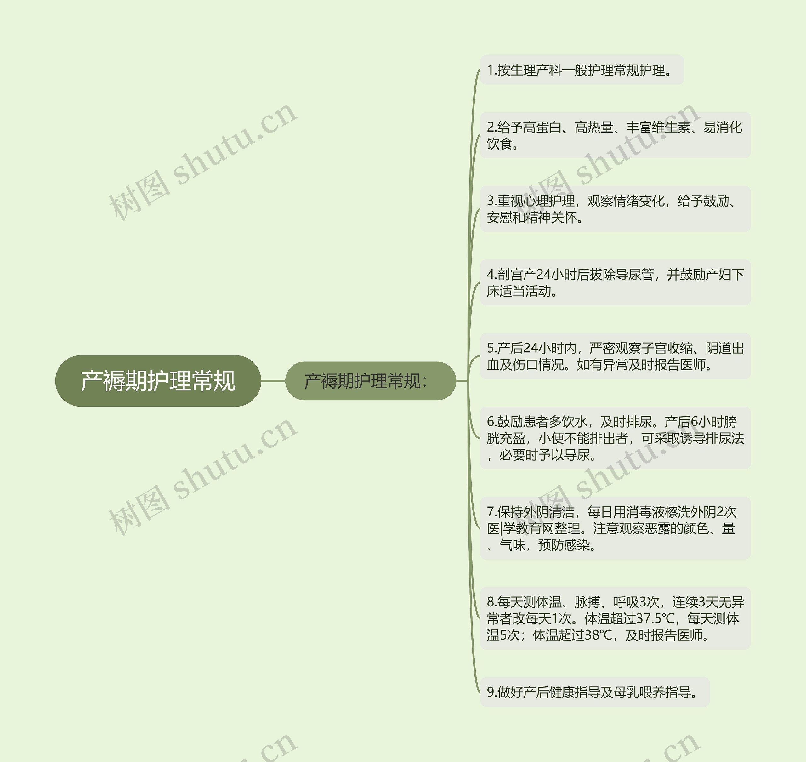 产褥期护理常规