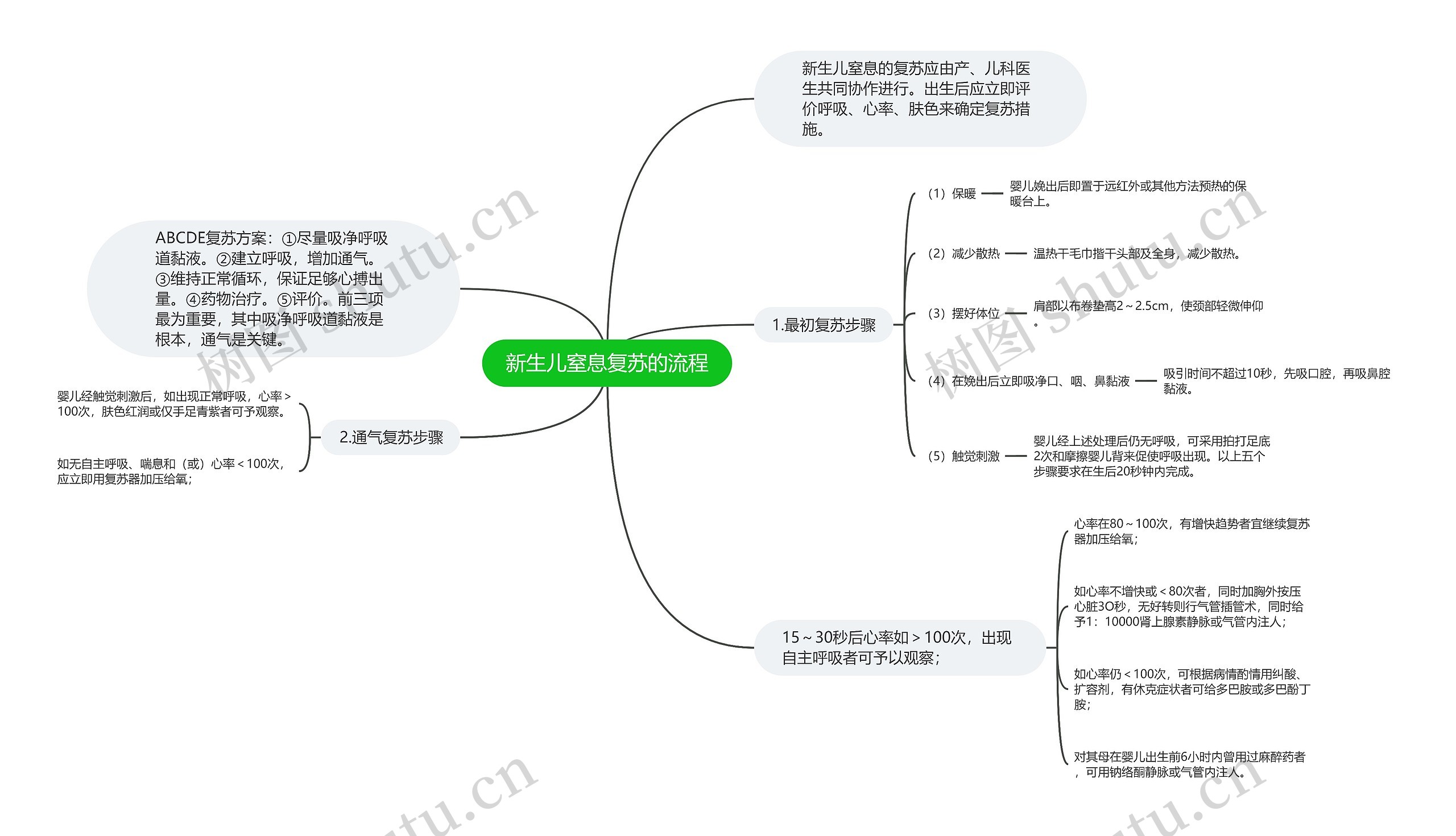 新生儿窒息复苏的流程