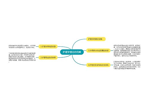 护理学理论的范畴