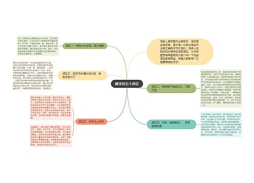 刷牙的五个误区