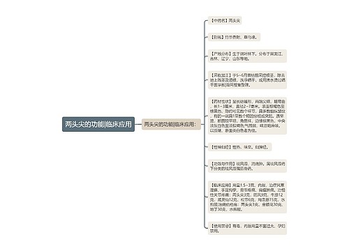 两头尖的功能|临床应用