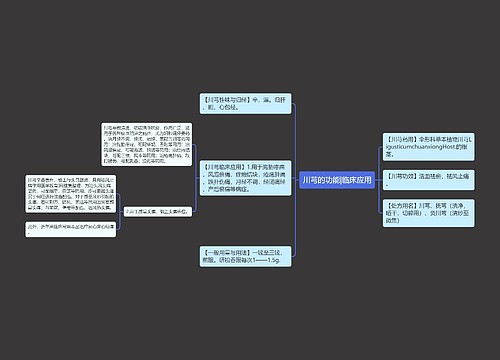 川芎的功能|临床应用