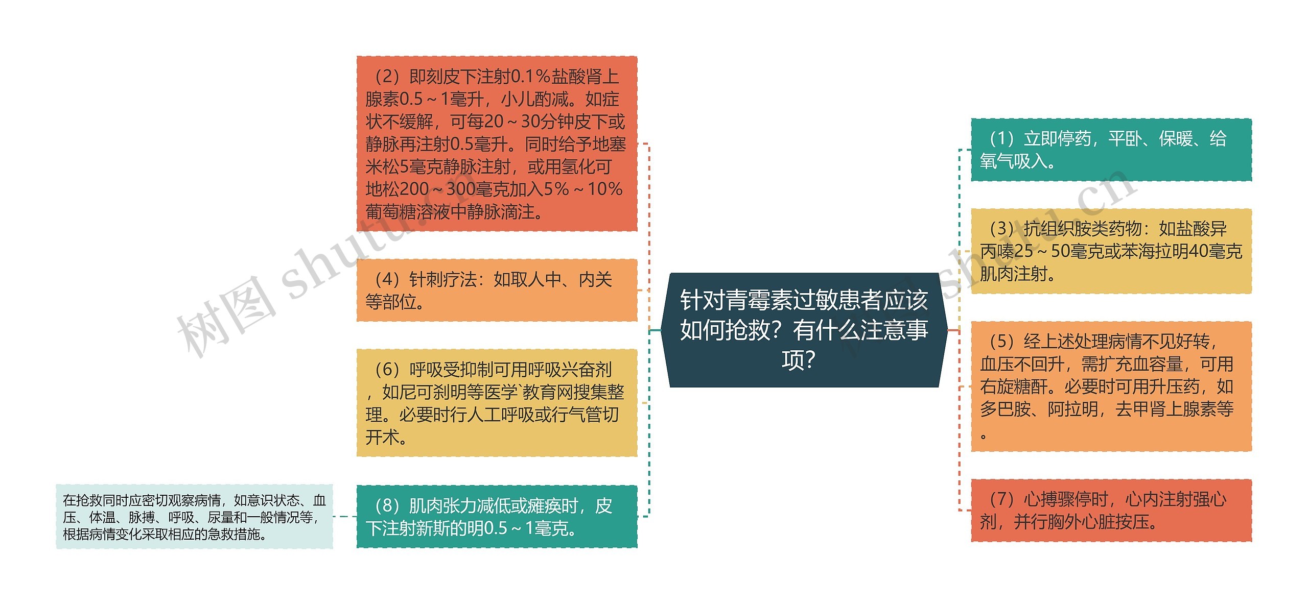 针对青霉素过敏患者应该如何抢救？有什么注意事项？