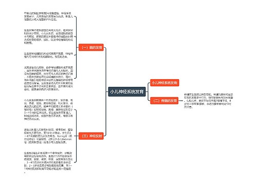 小儿神经系统发育