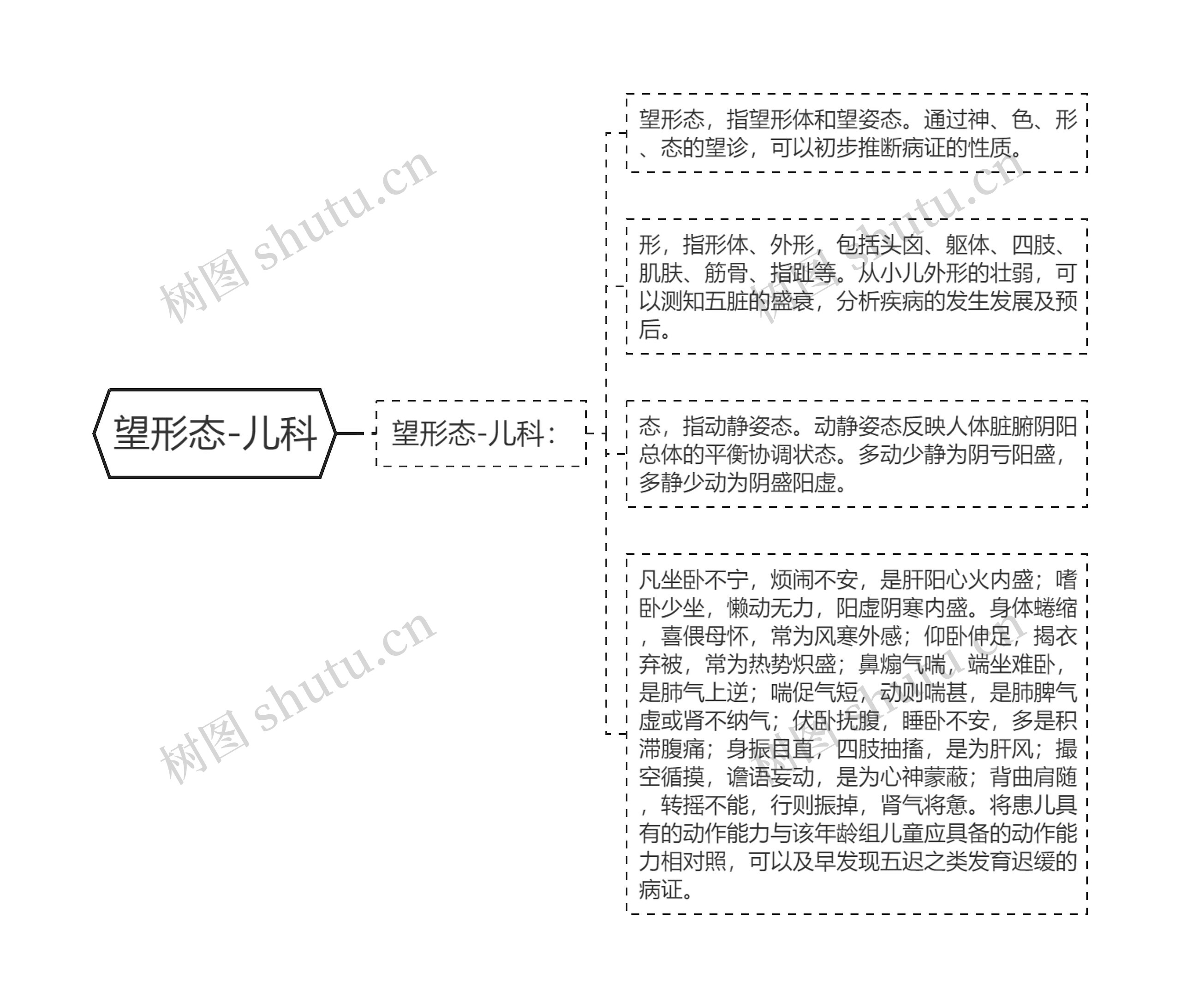 望形态-儿科思维导图