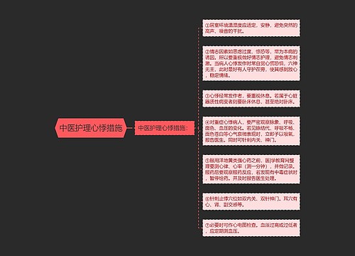 中医护理心悸措施