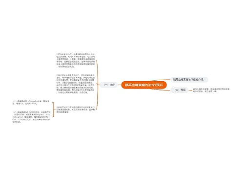 胰高血糖素瘤的治疗/预后