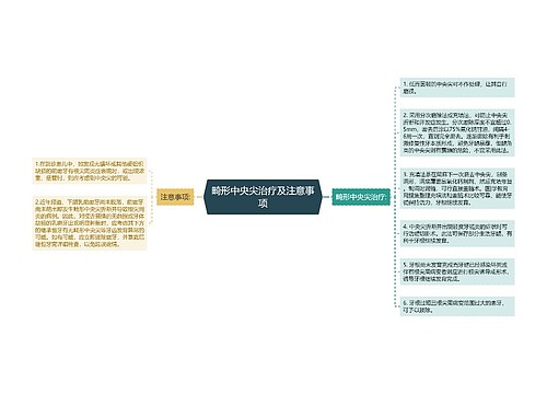 畸形中央尖治疗及注意事项