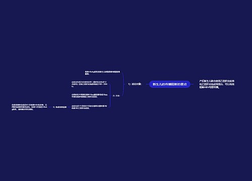 新生儿的传播阻断的要点