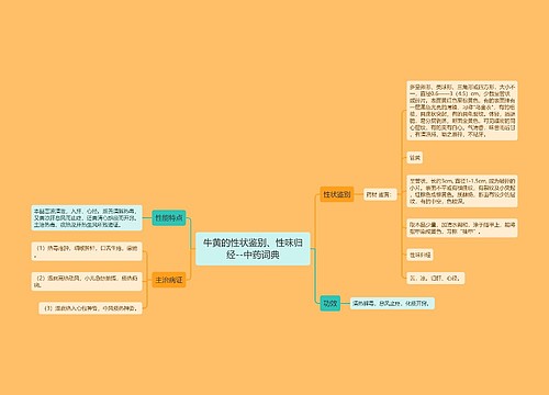 牛黄的性状鉴别、性味归经--中药词典