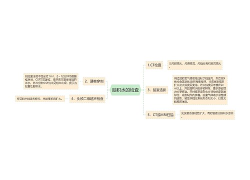 脑积水的检查