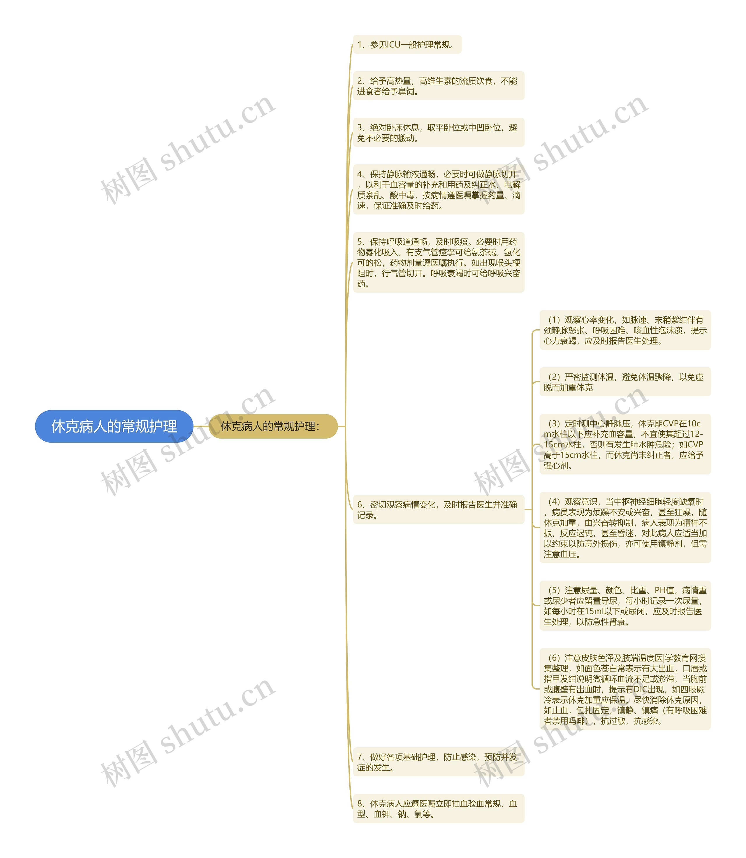 休克病人的常规护理 休克病人的常规护理