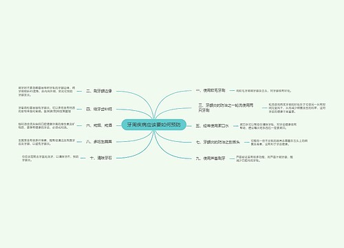 牙周疾病应该要如何预防