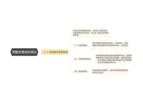 周围血管症的简述