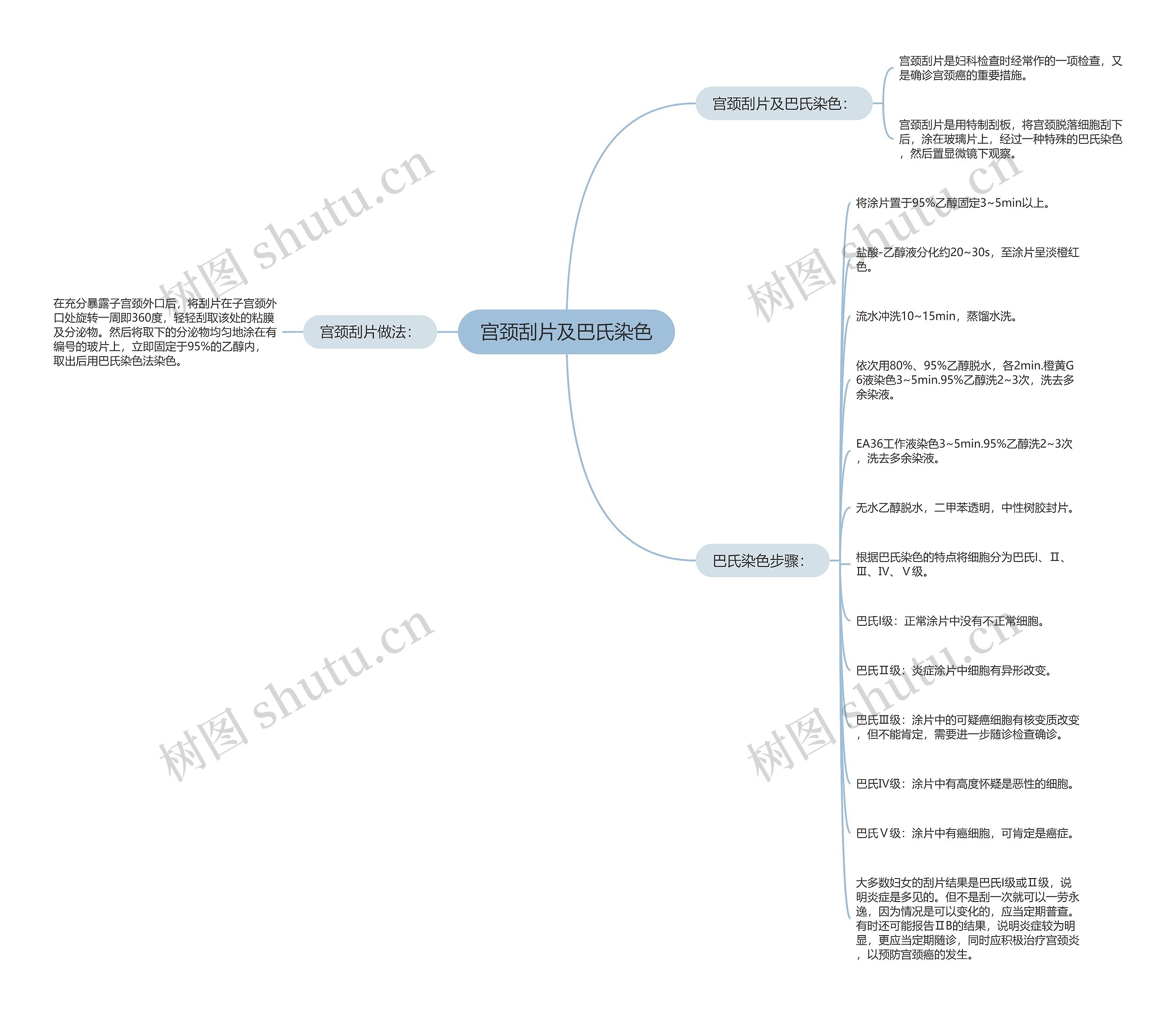 宫颈刮片及巴氏染色 宫颈刮片及巴氏染色