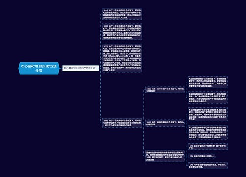 右心室双出口的治疗方法介绍