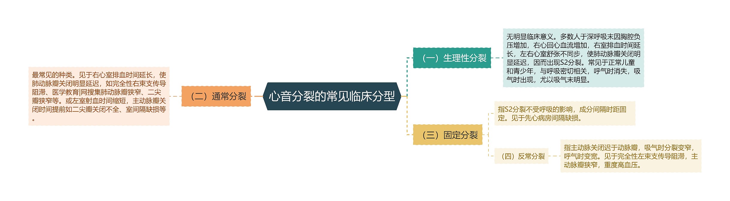 心音分裂的常见临床分型 心音分裂的常见临床分型