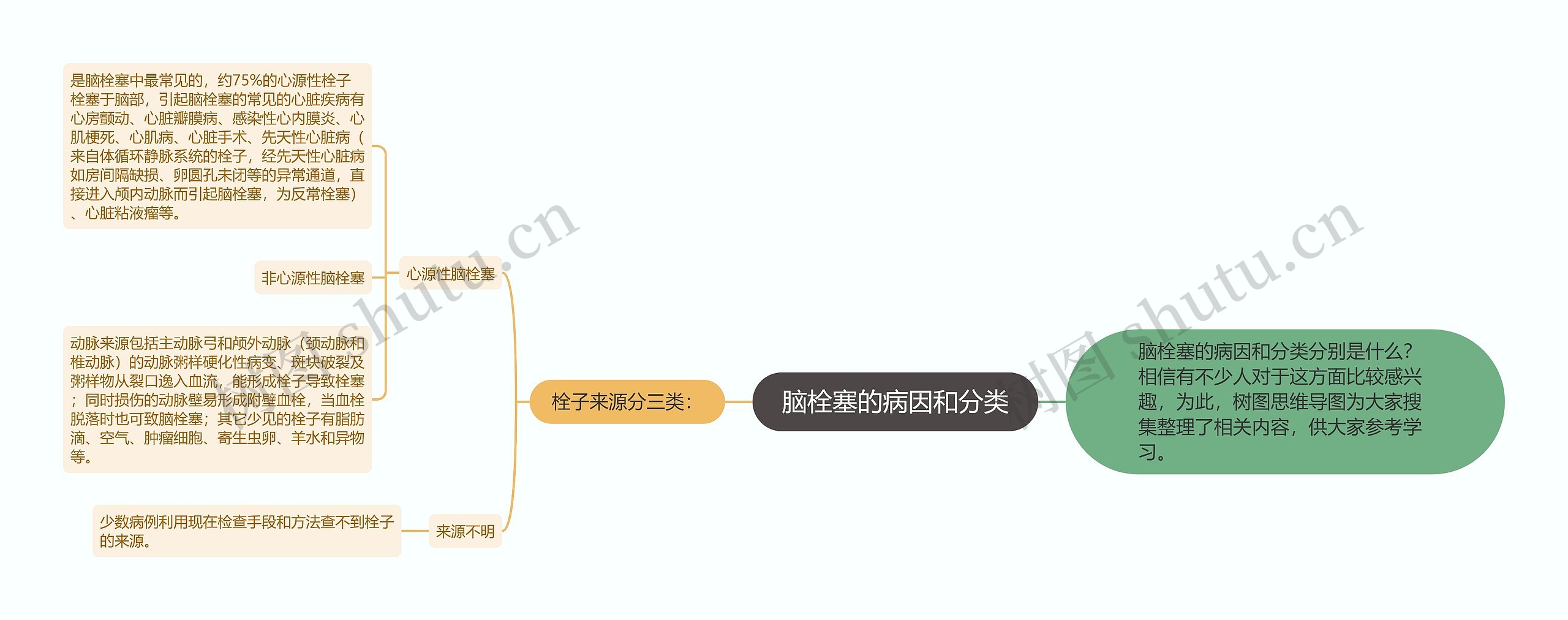 脑栓塞的病因和分类