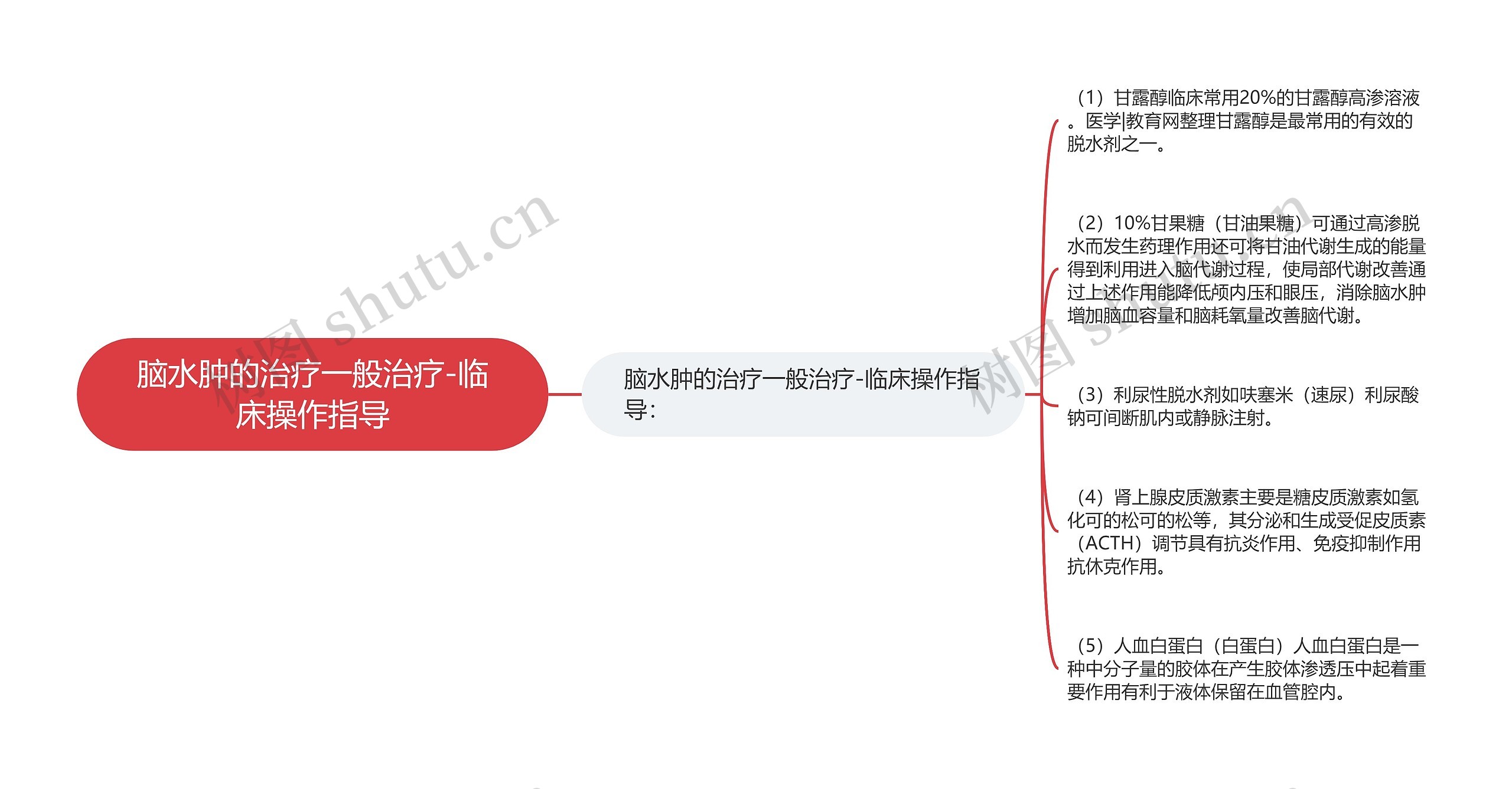 脑水肿的治疗一般治疗-临床操作指导