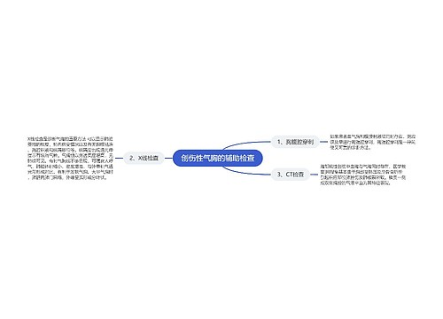 创伤性气胸的辅助检查