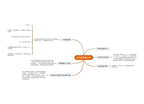 休克的检查介绍