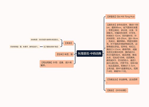 秋海棠花-中药词典